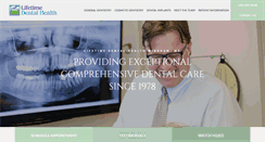Desktop Screenshot of lifetimedentalhealth.com